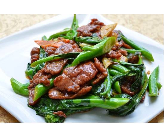 Bœuf avec brocoli chinois / Beef with Chinese Broccoli/ 唐兰牛肉